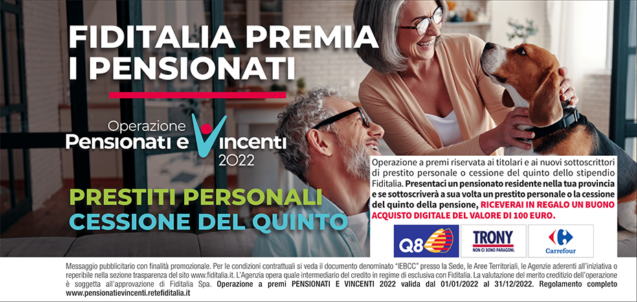 Agenzia Spazio Prestiti Fiditalia | Pescara, Chieti Scalo | Banner PensionatiEVincenti